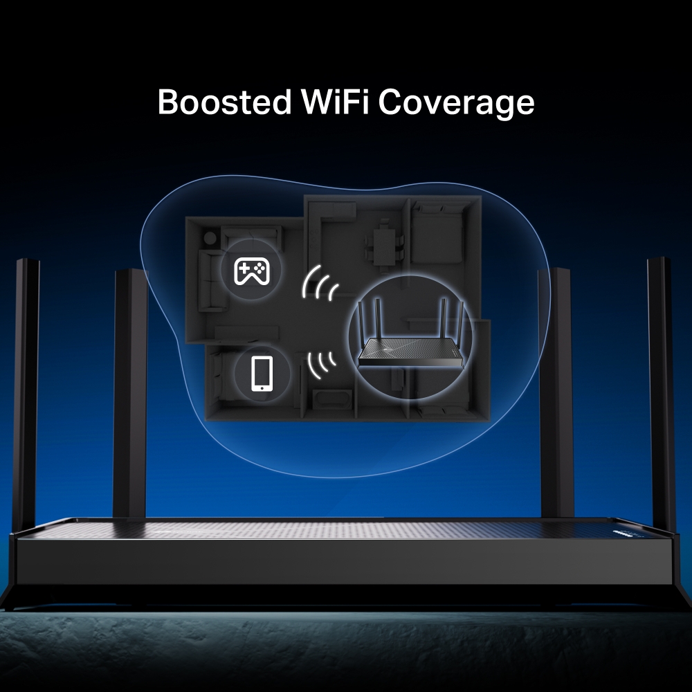 TP-Link Archer BE230 BE3600 Dual-Band Wi-Fi 7 Router With 4 High-Performance Antennas Boost WiFi Signals - Image 6