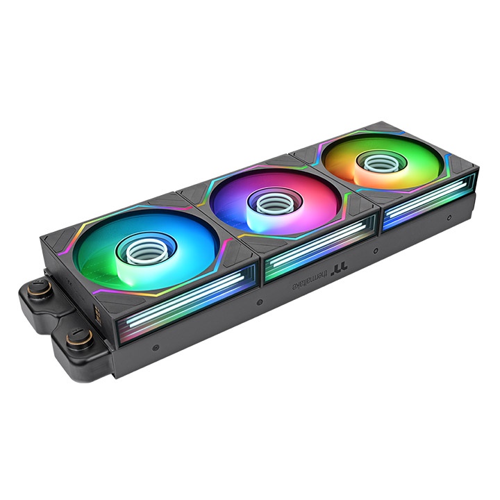 Thermaltake SWAFAN 120 EX INFINITY ARGB Sync 120mm Black Triple Pack PC Cooling Fans ( CL-F245-PL12SW-A ) - Image 2