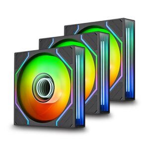 Thermaltake SWAFAN 120 EX INFINITY ARGB Sync 120mm Black Triple Pack PC Cooling Fans ( CL-F245-PL12SW-A )