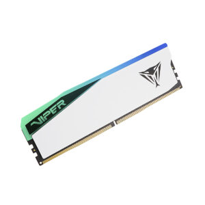 Patriot Viper Elite 5 RGB 16GB (1x16GB) DDR5 6000MHz CL30 White Desktop RAM ( PVER516G60C30W )