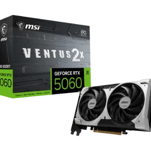 MSI GeForce RTX 5060 8G VENTUS 2X OC V1 8GB GDDR7 128-Bit Gaming Graphics Card With Dual Fans ( G5060-8V2CV1 )