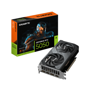 Gigabyte GeForce RTX 5050 WINDFORCE OC 8G 8GB GDDR6 128-Bit Dual Fan Graphics Card ( GV-N5050WF2OC-8GD )