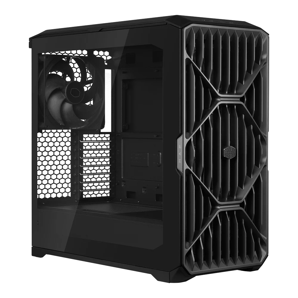 Cooler Master HAF II 500 E-ATX Full Tower Tempered Glass Panel Black PC Case With Pre-Installed Fans ( H500G2-KGNN-S00 )