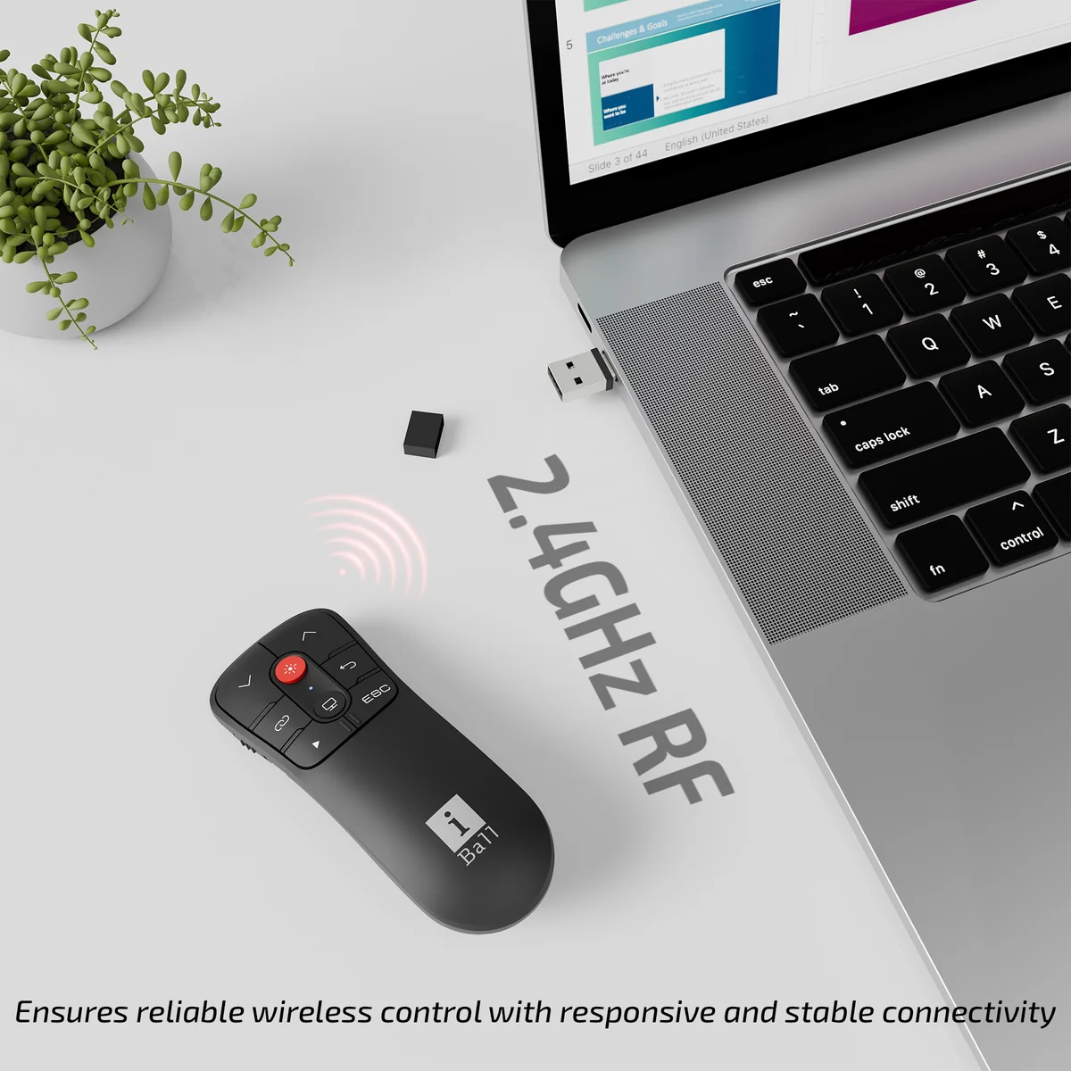 i Ball Impact Plus 2 Presentation Pointer Red LASER - Image 9