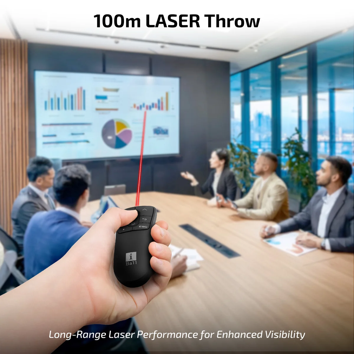 i Ball Impact Plus 2 Presentation Pointer Red LASER - Image 8