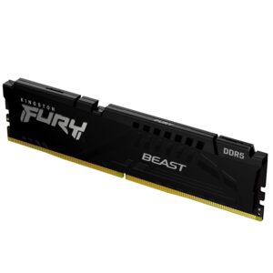 Kingston FURY Beast 64GB (1x64GB) DDR5 5600MT/s CL36 EXPO Non-ECC Unbuffered DIMM (Single Module) 1.25V 288-pin 32Gbit Black Desktop RAM (  KF556C36BBE-64 )