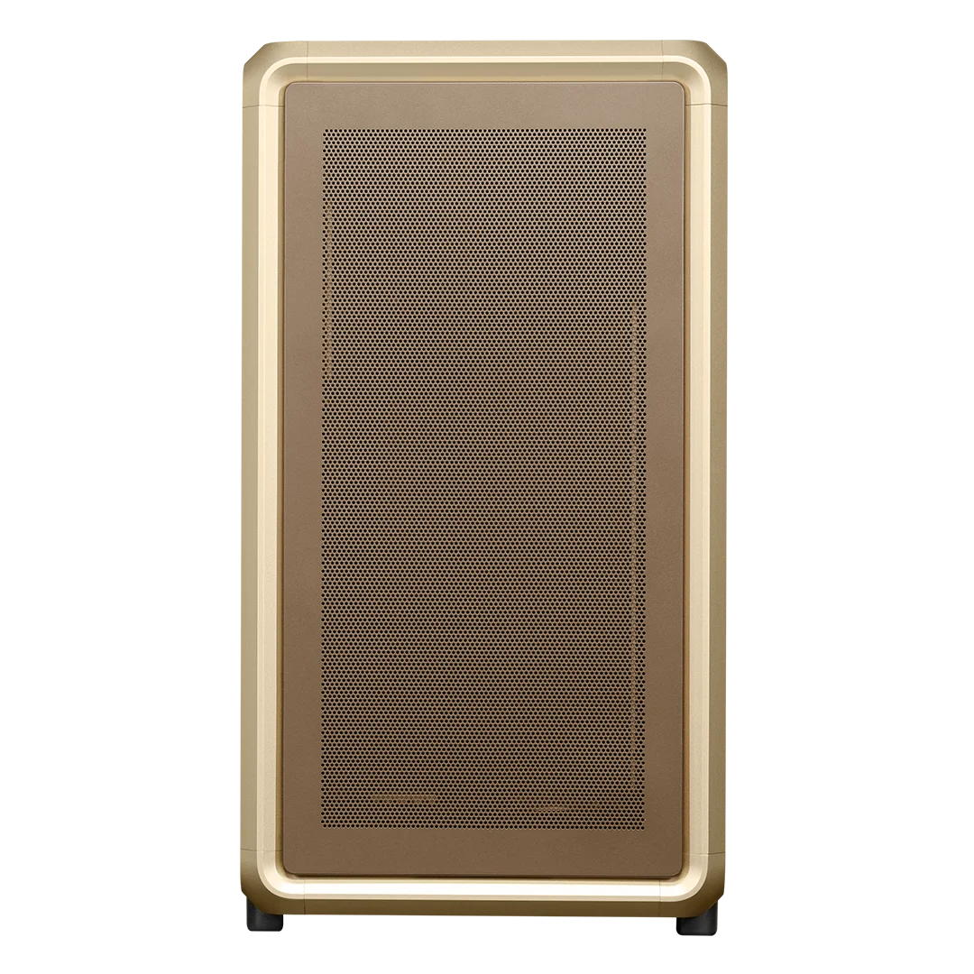 Cooler Master MasterFrame 400 Mesh Gold Limited Edition M-ATX Mini Tower Tempered-Glass Side Panel Pc Cabinet With Pre-installed Fan( MF400M-GGNN-S00) - Image 2
