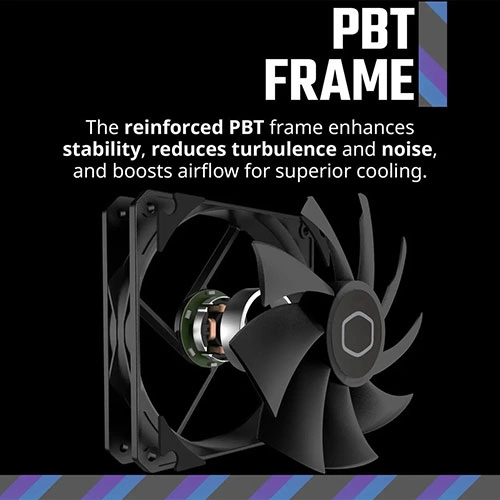 Cooler Master MasterFan MF120 Lite 120 mm Single Pack PC Cooling Fans ( MFW-B2NN-17NPK-R1 ) - Image 3
