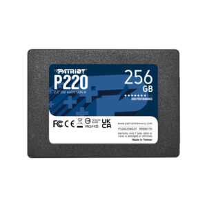 Patriot P220 256GB 2.5 Inch SATA Internal SSD ( P220S256G25 )
