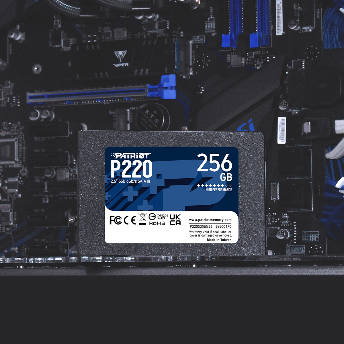 Patriot P220 256GB 2.5 Inch SATA Internal SSD ( P220S256G25 ) - Image 4