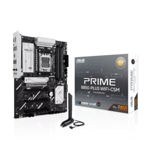 Asus PRIME B850-PLUS WIFI-CSM ATX Motherboard ( AMD Socket AM5 , Support AMD Ryzen 9000 & 8000 & 7000 Series Desktop Processors, 4 xDDR5 Ram Slots, Max 256GB Memory Support )