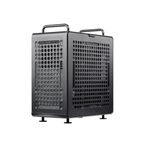Cooler Master QUBE 540 Stardust Iron ATX Mid Tower Tempered-Glass Side Panel Pc Cabinet With Pre-installed Fan( Q540-MGNN-S00 )