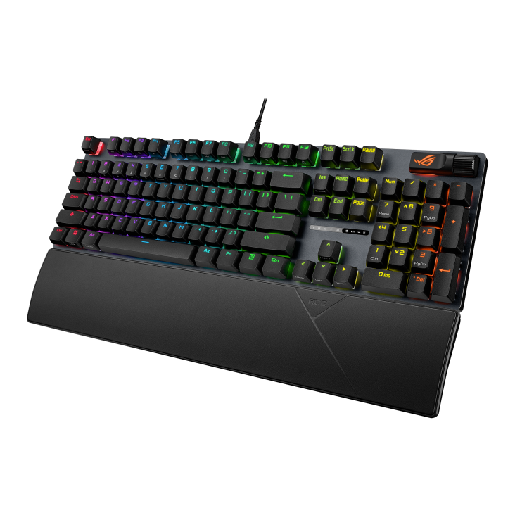 Asus ROG Strix Scope II X Wired USB Black RGB Ergonomic design Detachable Wrist Rest Mechanical Gaming Keyboard With Hot-swappable ROG NX Storm V2 Mechanical Switches - Image 2