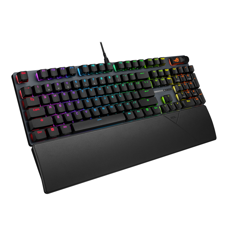 Asus ROG Strix Scope II X Wired USB Black RGB Ergonomic design Detachable Wrist Rest Mechanical Gaming Keyboard With Hot-swappable ROG NX Storm V2 Mechanical Switches - Image 3