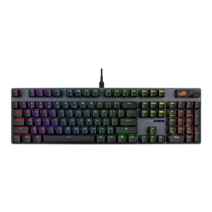 Asus ROG Strix Scope II X Wired USB Black RGB Ergonomic design Detachable Wrist Rest Mechanical Gaming Keyboard With Hot-swappable ROG NX Storm V2 Mechanical Switches - Image 4