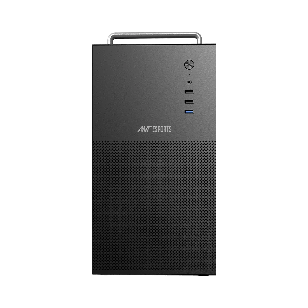 Ant Esports Si12 M-ATX Mini Tower Black Office Pc Cabinet With Pre-Installed Fan - Image 3