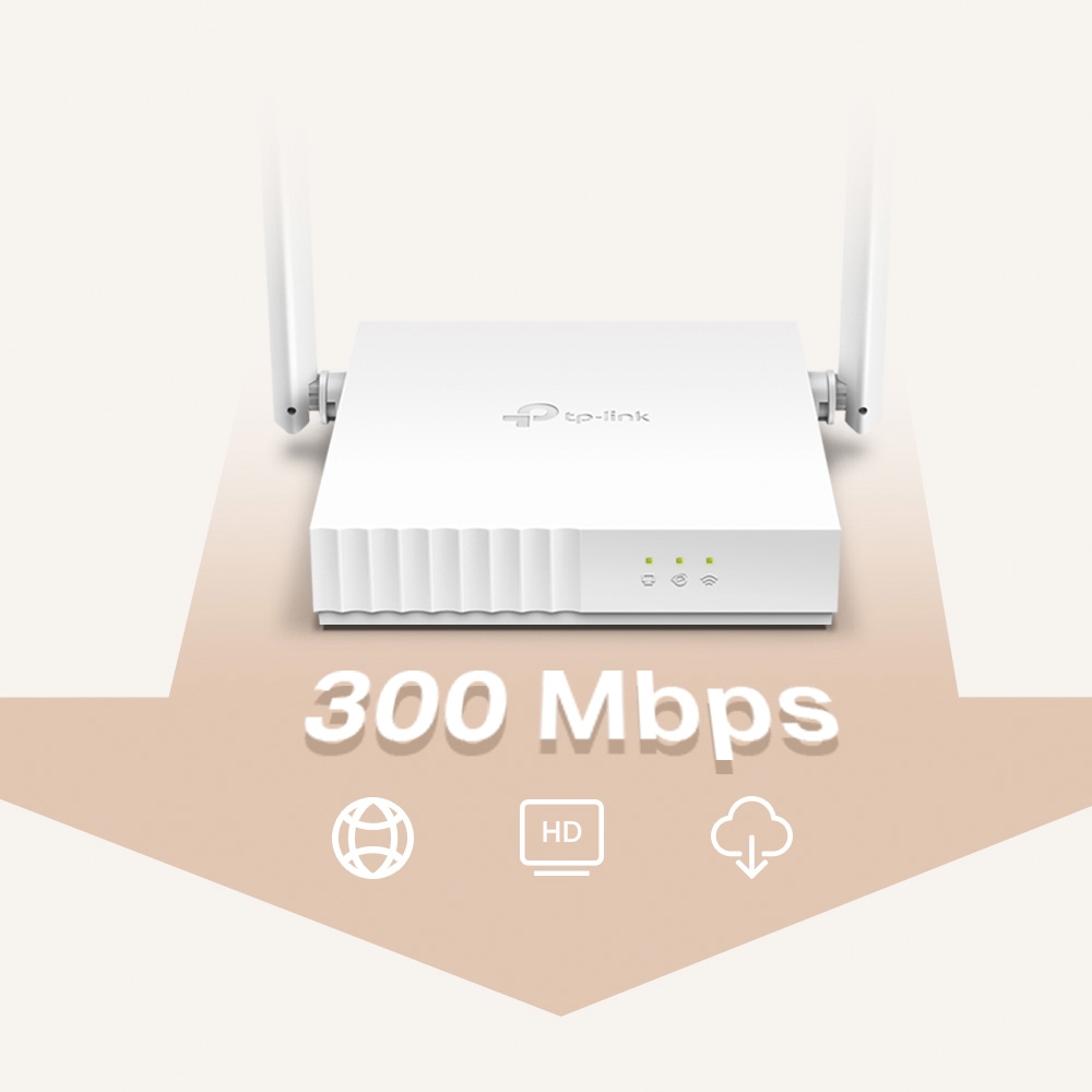TP-Link TL-WR820N 300 Mbps Multi-Mode Wi-Fi Router With 2 High-Performance External Antennas - Image 5