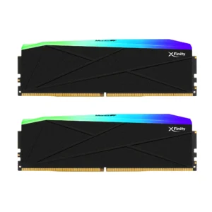 V-Color Manta XFinity RGB 32GB (16GBx2) DDR5 6000MHz CL30 Black Desktop Gaming Memory ( TMXFL1660830KWK )