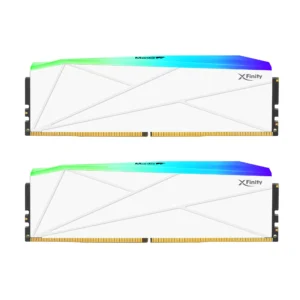 V-Color Manta XFinity RGB 32GB (16GBx2) DDR5 6000MHz CL30 White Desktop Gaming Memory ( TMXFL1660830WWK )
