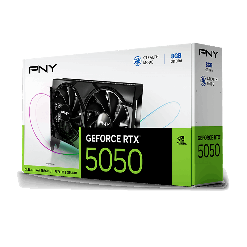 PNY GeForce RTX 5050 8GB GDDR6 128-Bit Dual Fan Graphics Card ( VCG50508DFXPB1 ) - Image 10