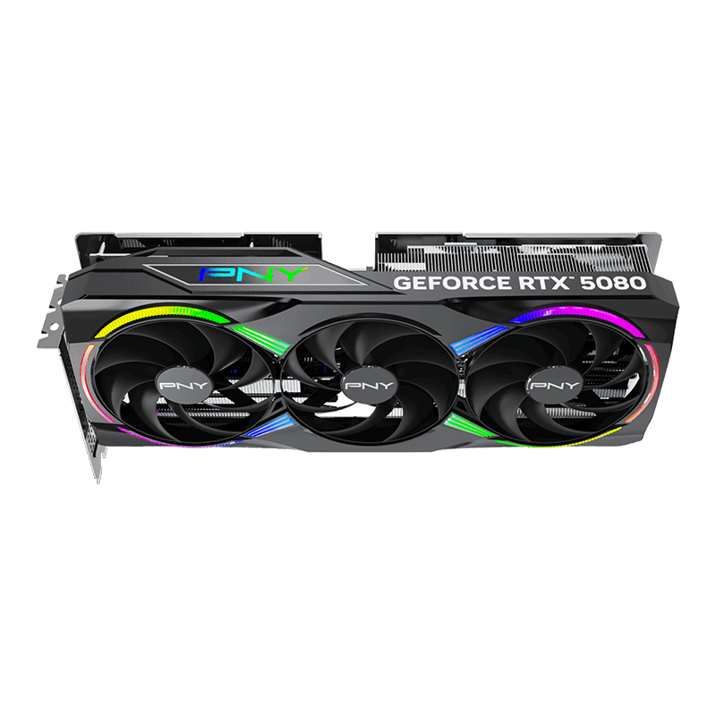 PNY GeForce RTX 5080 ARGB EPIC-X RGB 16GB GDDR7 256-Bit Overclocked Triple Fan Graphics Card ( VCG508016TFXXPB1-O ) - Image 6