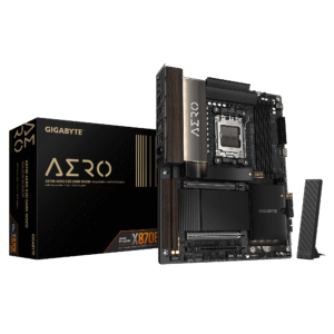 Gigabyte X870E AERO X3D DARK WOOD ATX Motherboard ( AMD Socket AM5 , AMD Ryzen 9000, 8000, 7000 Series Processors, 4 x DDR5 RAM Slots, Max 256GB RAM Support )