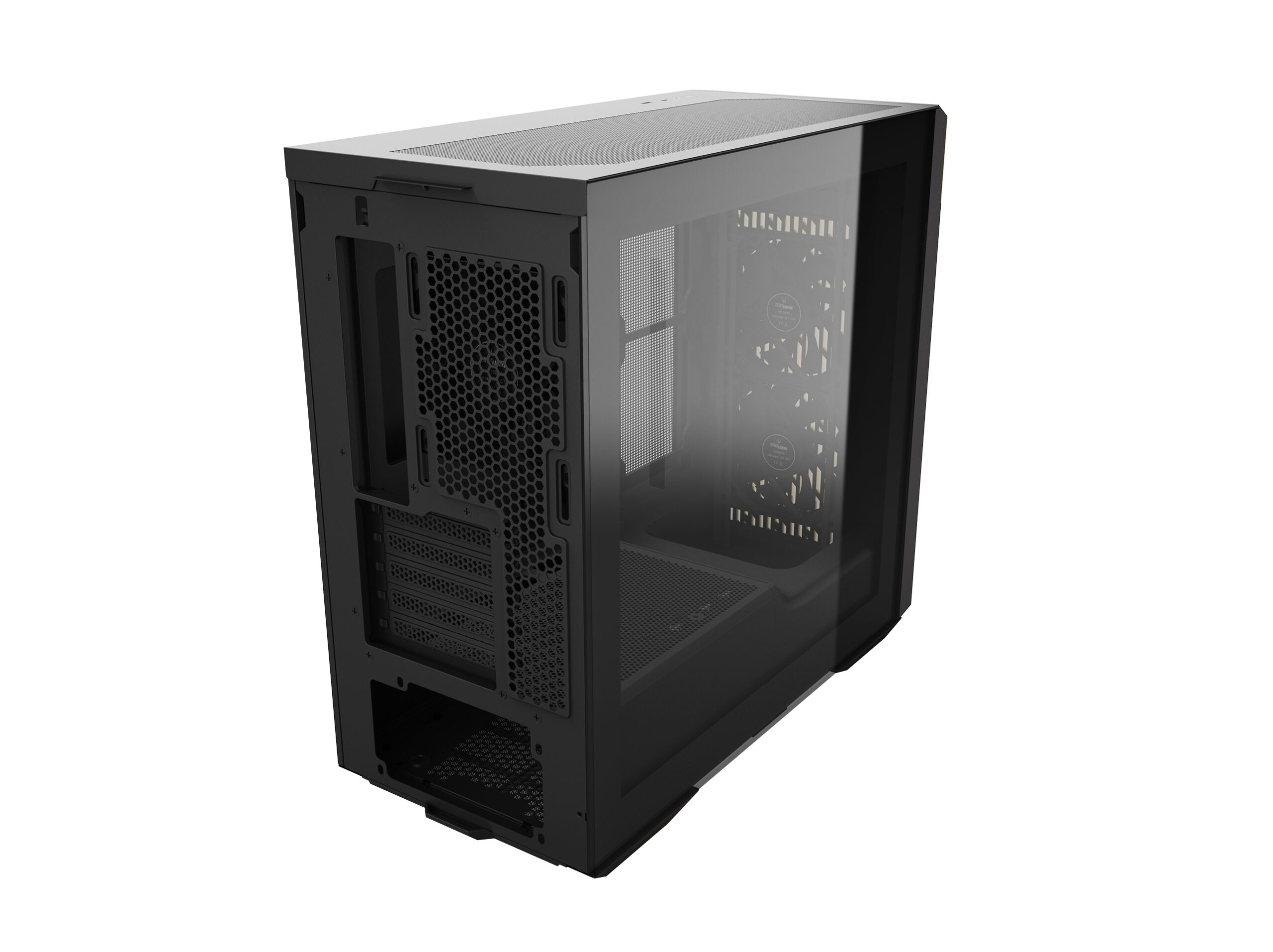 Zotac Gaming Alloy M-ATX Mini Tower Tempered Glass Side Panel Black Computer Case With Pre-installed Fans ( ZC-MAB3F-01 ) - Image 6