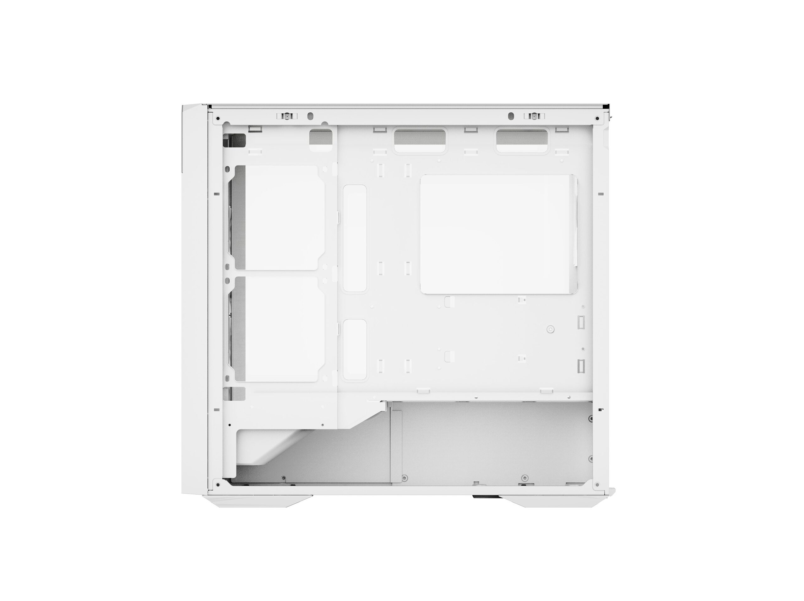 Zotac Gaming Alloy White M-ATX Mini Tower Tempered Glass Side Panel Computer Case With Pre-installed Fans ( ZC-MAW3F-01 ) - Image 3