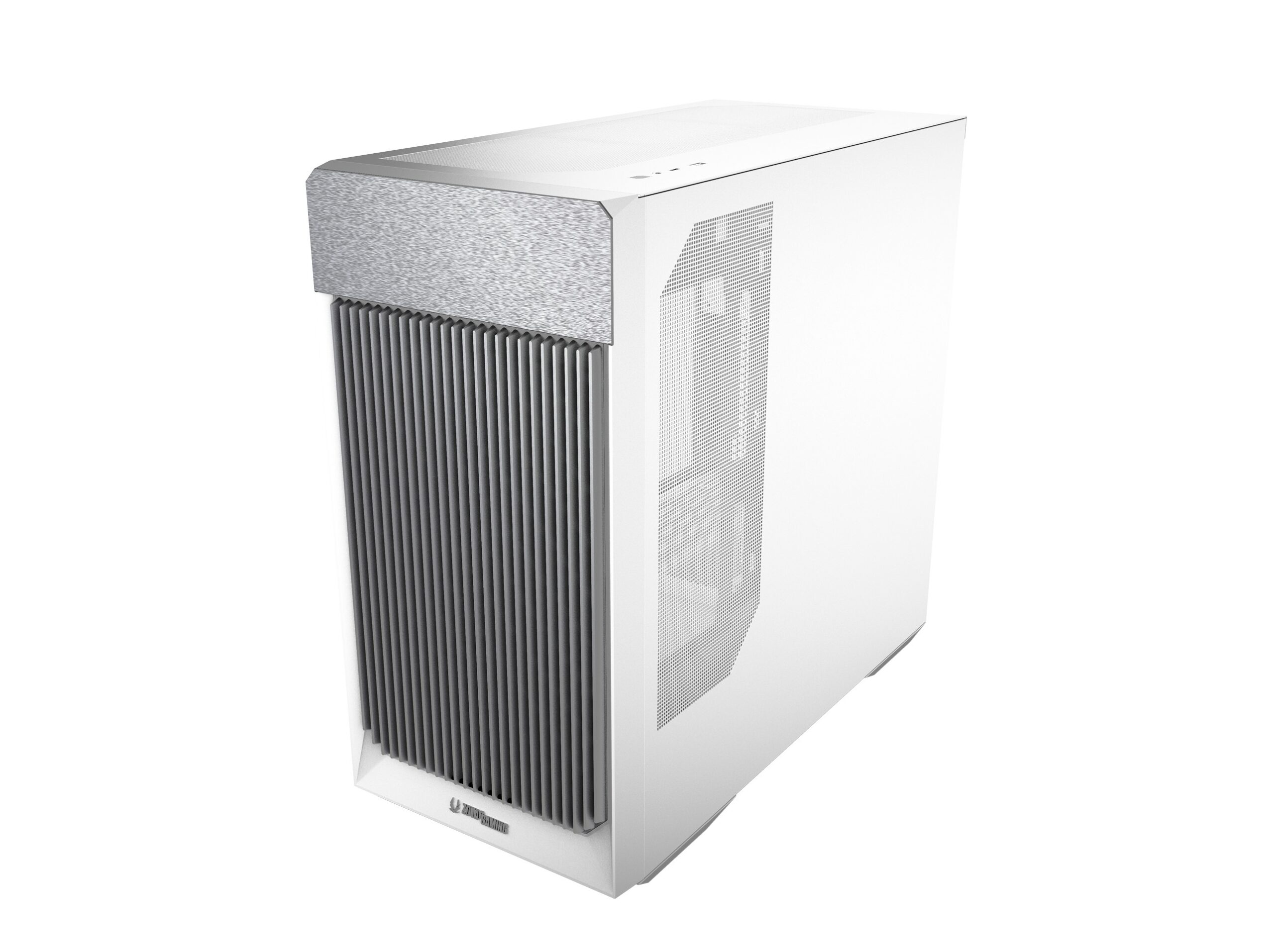 Zotac Gaming Alloy White M-ATX Mini Tower Tempered Glass Side Panel Computer Case With Pre-installed Fans ( ZC-MAW3F-01 ) - Image 5