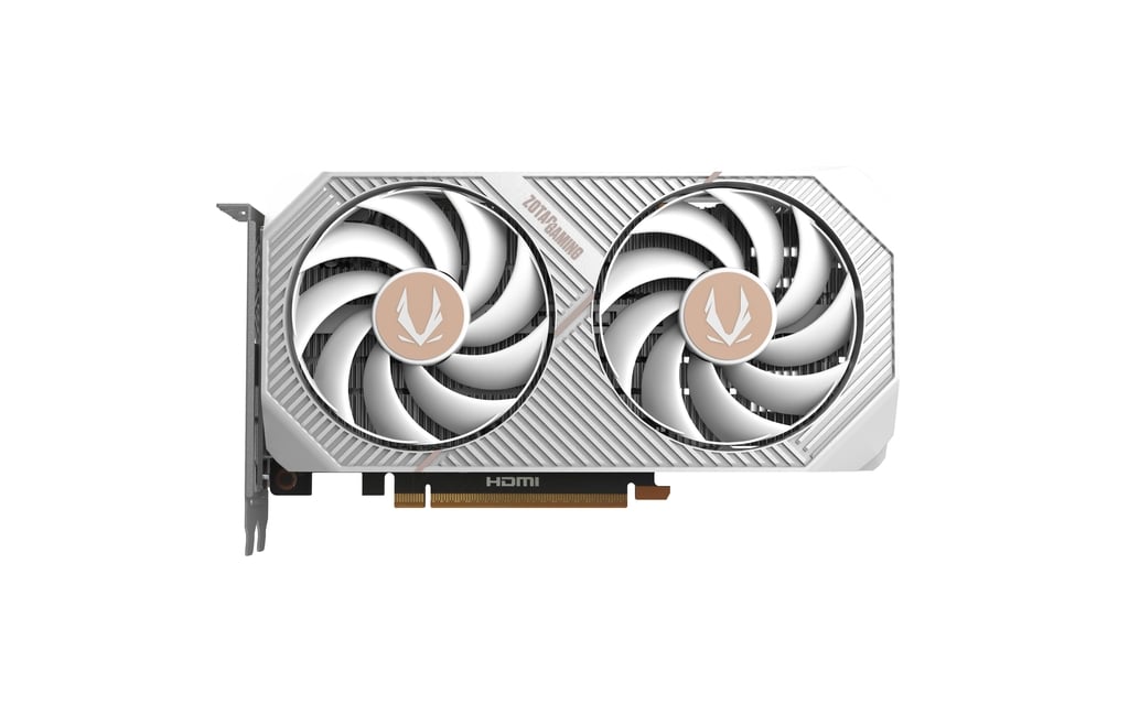 Zotac GAMING GeForce RTX 5050 Twin Edge OC White Edition 8GB GDDR6 128-bit Gaming Graphics Card With Dual Fans ( ZT-B50500Q-10M ) - Image 2
