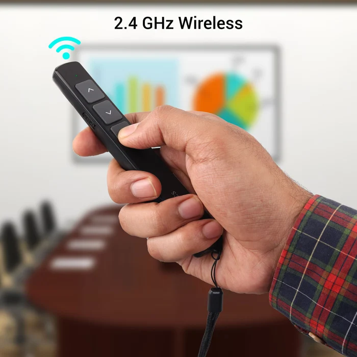 Zebronics Zeb PP100 2.4GHz Wireless Bright Red Presentation Laser Pointer - Image 4