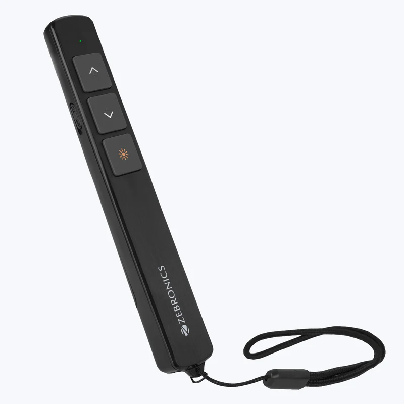 Zebronics Zeb PP100 2.4GHz Wireless Bright Red Presentation Laser Pointer