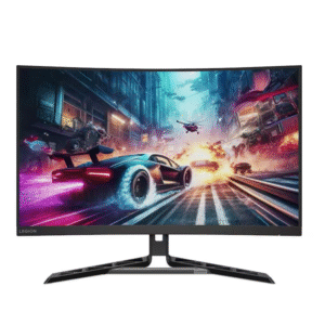 Lenovo Legion R32qc-30 32-Inch Curved VA Panel QHD 180Hz 0.5 ms AMD FreeSync, VESA Adaptive Sync Anti-glare Built-In Speaker 3-side NearEdgeless Gaming Monitor ( 67C8GAC1IN )