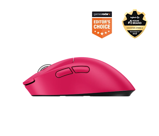 Logitech G Pro X Superlight 2 DEX Magenta Lightspeed Wireless Gaming Mouse ( 910-007375 ) - Image 2