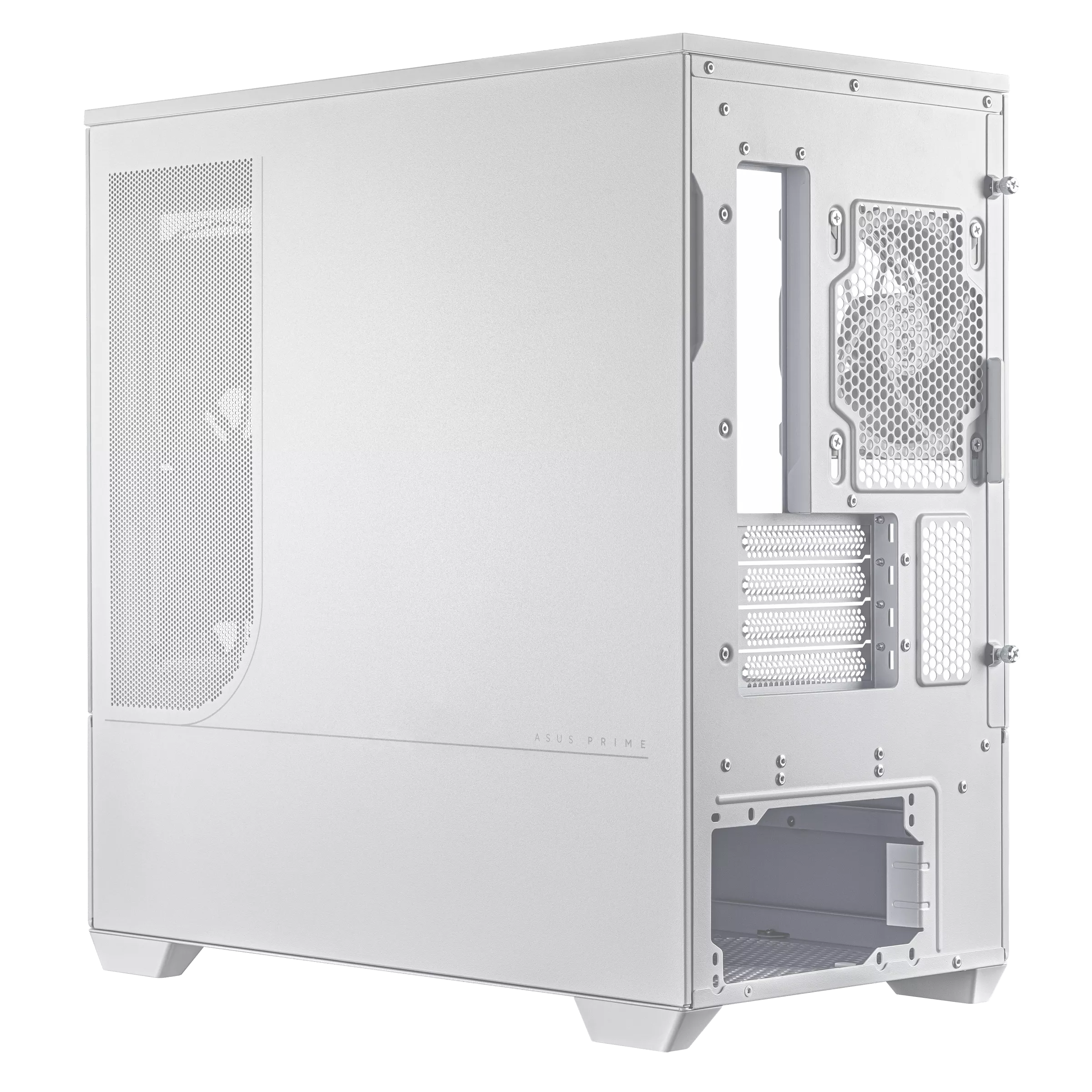 Asus Prime AP202 ARGB White M-ATX Mini Tower Curved Tempered Glass Panel Pc Cabinet With Pre-Installed ARGB Fans - Image 6