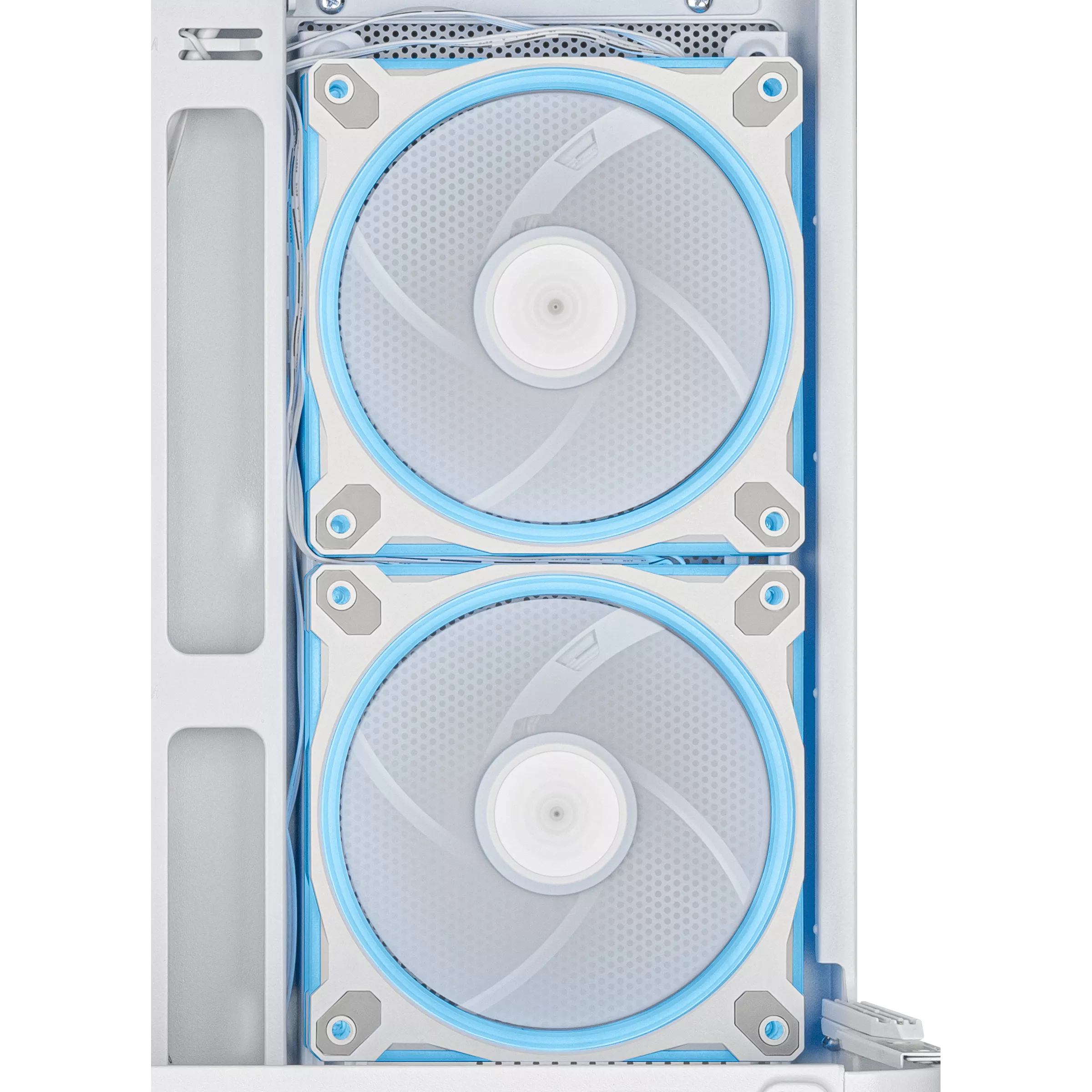 Asus Prime AP202 ARGB White M-ATX Mini Tower Curved Tempered Glass Panel Pc Cabinet With Pre-Installed ARGB Fans - Image 8