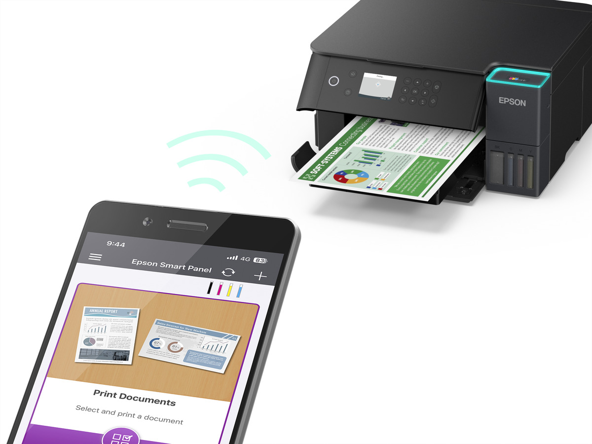 Epson EcoTank L6360 A4 Wi-Fi All-in-One ( Print, Scan, Copy ) Ink Tank Printer ( C11CL42503 ) - Image 2