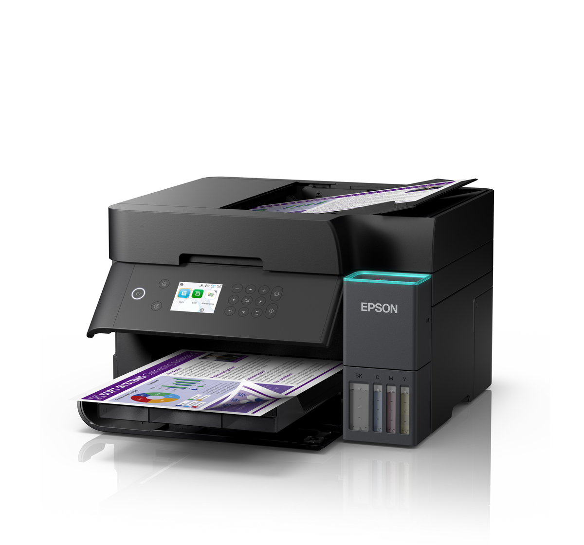 Epson EcoTank L6370 A4 Wi-Fi Duplex All-in-One ( Print, Scan, Copy ) Ink Tank Printer ( C11CL43502 ) - Image 2