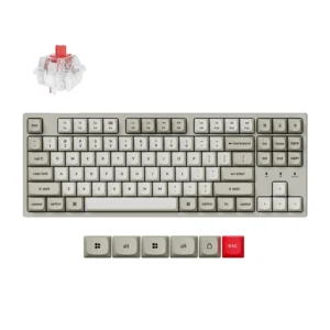 Keychron C1 Pro 8K QMK Wired Custom Keychron Super Red Switch Mechanical Keyboard ( C1PX-M1 )