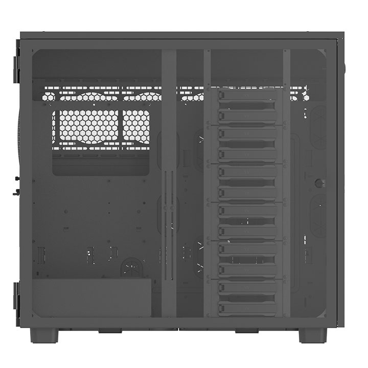 Thermaltake AX700 TG XL-ATX Super Tower Tempered Glass Panel Black Pc Cabinet ( CA-11B-00F1WN-00 ) - Image 2
