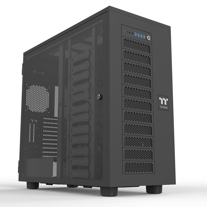 Thermaltake AX700 TG XL-ATX Super Tower Tempered Glass Panel Black Pc Cabinet ( CA-11B-00F1WN-00 ) - Image 5