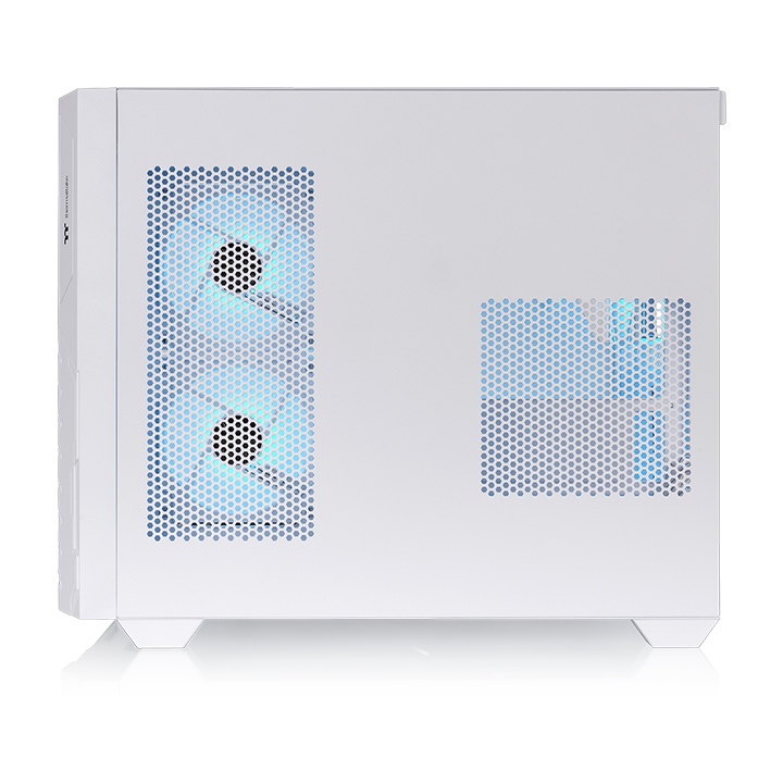 Thermaltake Vision 330 CR ARGB Snow ATX Mid Tower 4mm Curved Tempered Glass Panel Pc Cabinet With PWM ARGB Fans ( CA-11V-00M6WN-00 ) - Image 5