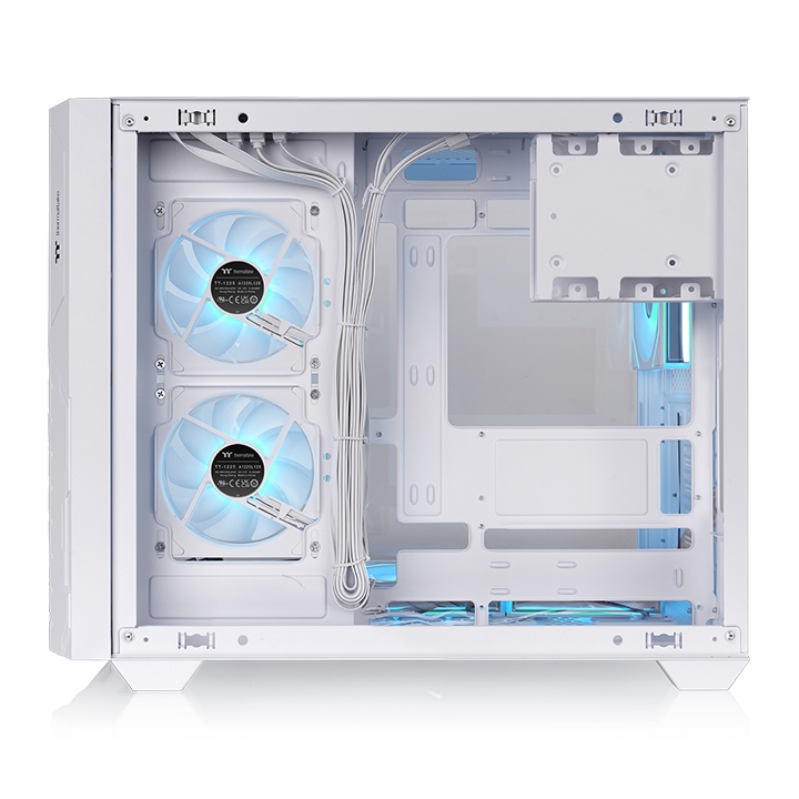 Thermaltake Vision 330 CR ARGB Snow ATX Mid Tower 4mm Curved Tempered Glass Panel Pc Cabinet With PWM ARGB Fans ( CA-11V-00M6WN-00 ) - Image 6