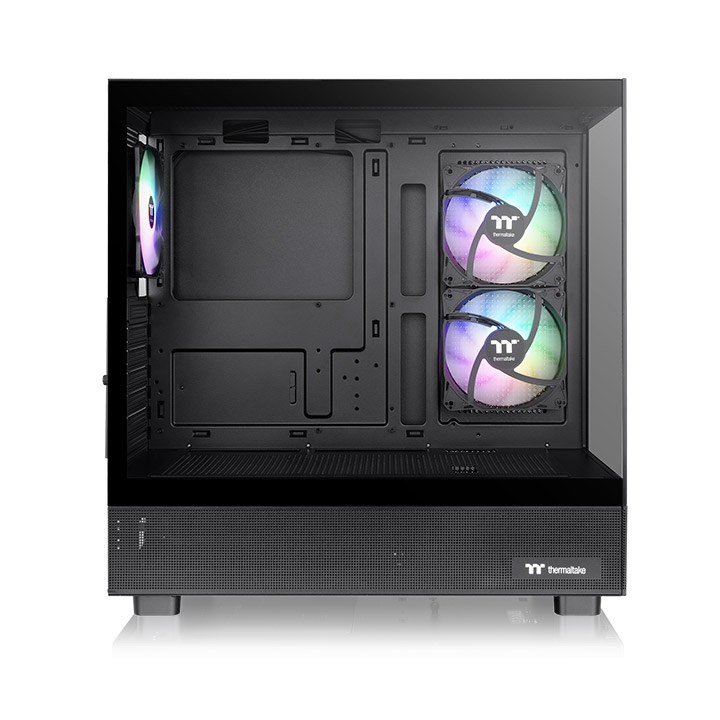 Thermaltake View 270 Plus TG ARGB E-ATX Mid Tower Tempered Glass Panel Black Pc Cabinet With Pre Installed ARGB Lite Fans ( CA-1Y7-00M1WN-01 ) - Image 4