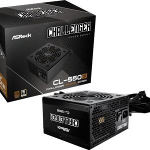 ASRock Challenger CL-550B 550W 80 Plus Bronze Certified Power Supply Unit