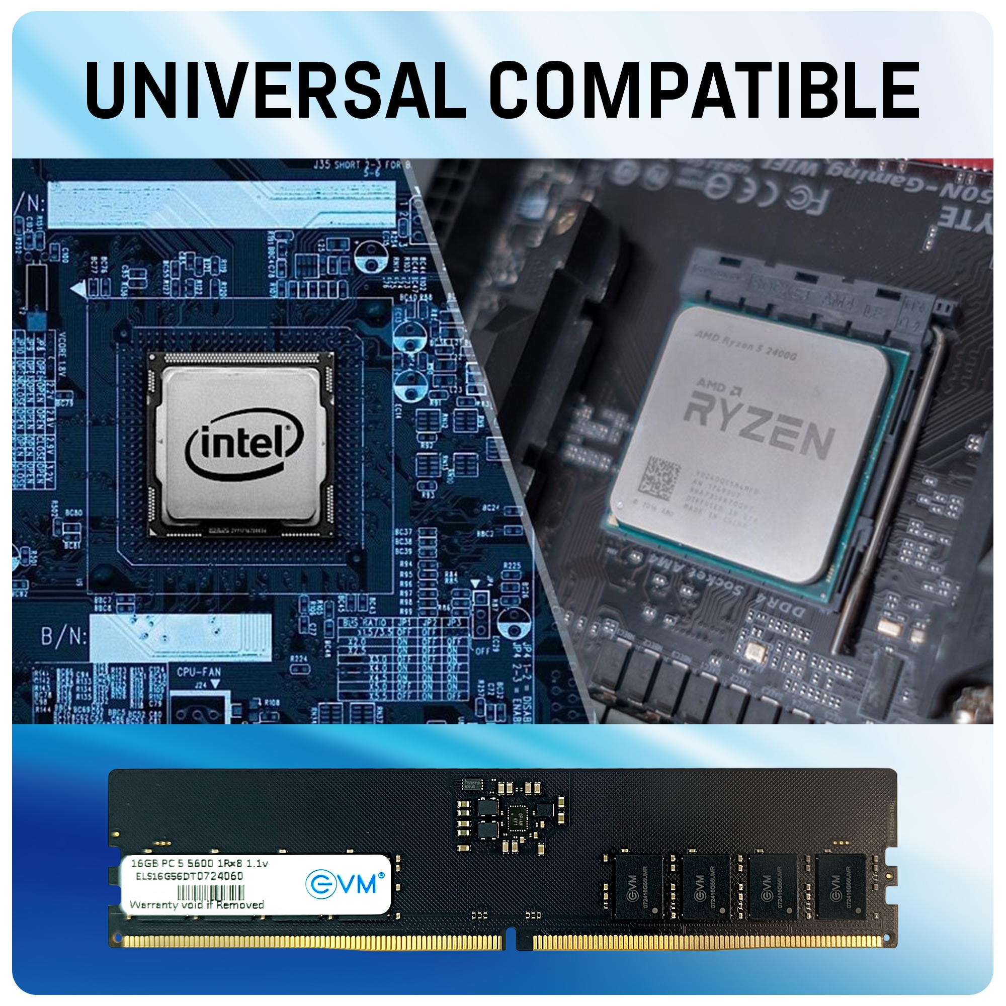 EVM 16GB ( 16GBx 1 ) DDR5 5600MHz Desktop RAM module ( EVMT16G5600U1R88P ) - Image 4