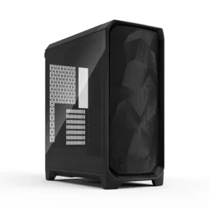 Fractal Design Meshify 3 Black TG Light Tint E-ATX Mid Tower Tempered Glass Panel Pc Cabinet With Pre Installed Momentum 14 Fans ( FD-C-MES3A-02 )