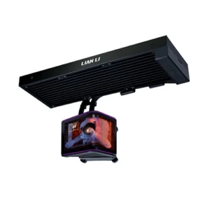 Lian Li Hydroshift II OLED Curved 360 Fanless 3600mm Black Liquid CPU Cooler With 6.67″ OLED LCD Display ( G89-GHS2OLDC36NB-IN )