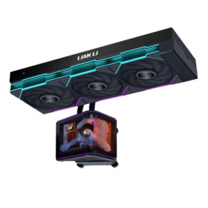 Lian Li HydroShift II OLED Curved 360TL 3600mm Black Liquid CPU Cooler With 6.67″ OLED LCD Display ( G89-GHS2OLDC36TB-IN )