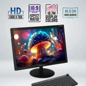 Zebronics Z-GV119 19 inch Flat HD+VA Panel Response Time: 8 ms, 65 Hz Refresh Rate LED Backlit Monitor